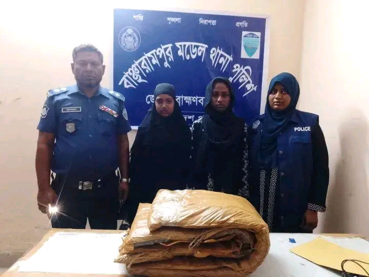 বাঞ্ছারামপুরে ৬ কেজি গাঁজাসহ দুই নারীর আটক: মাদকবিরোধী অভিযানে সফলতা