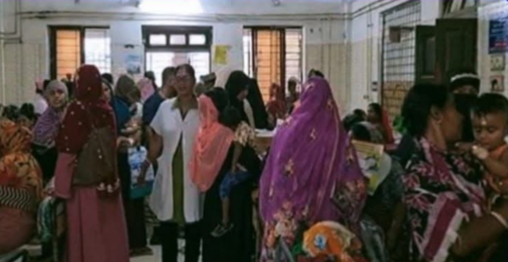 নড়াইল জেলা হাসপাতালে শিশু ও সাধারণ ওয়ার্ডে রোগীদের চরম ভীড়, চিকিৎসক সংকটে স্বাস্থ্যসেবা