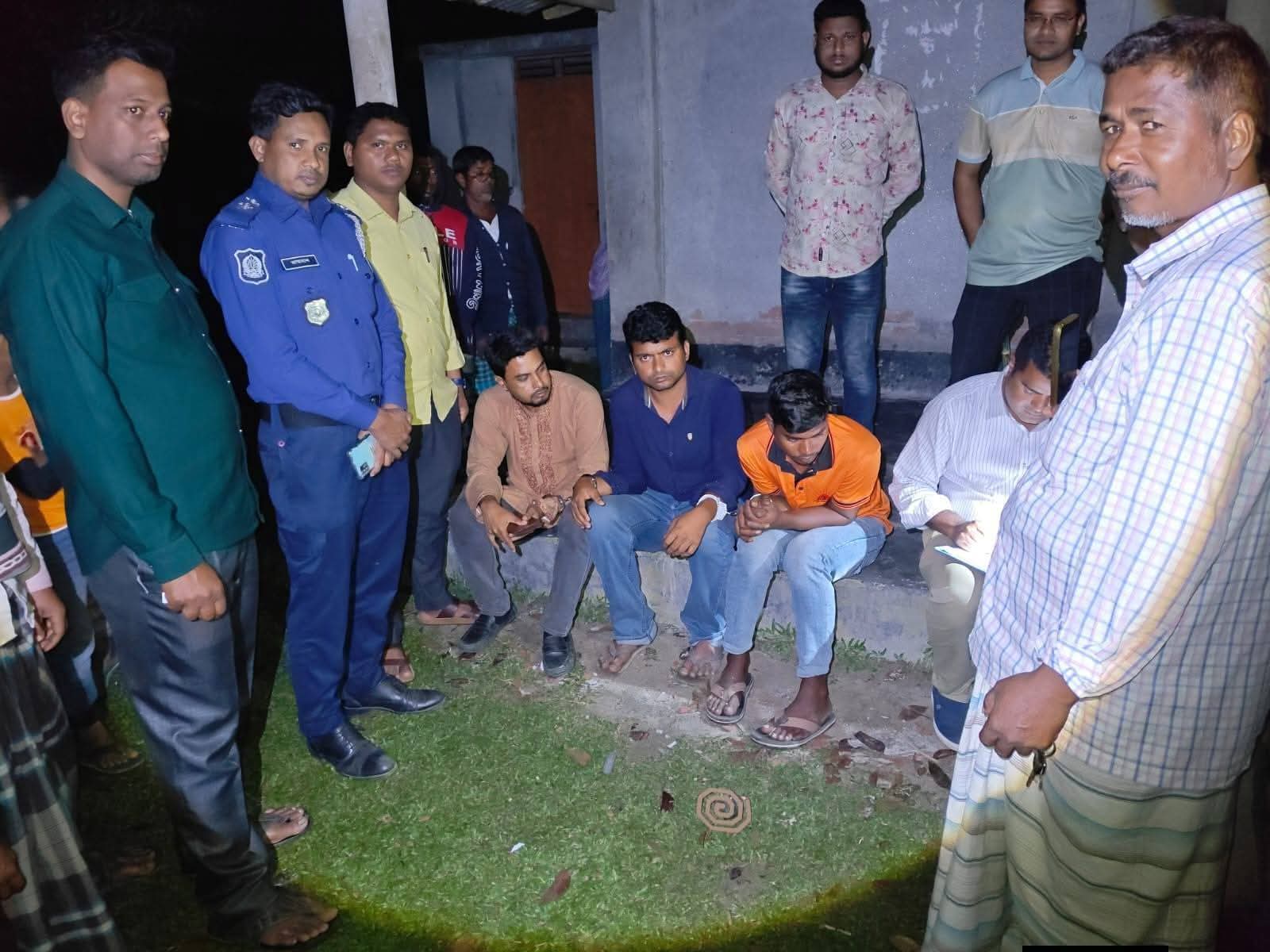 বীরগঞ্জে মাদক সেবনে ৩ যুবকের কারাদণ্ড।