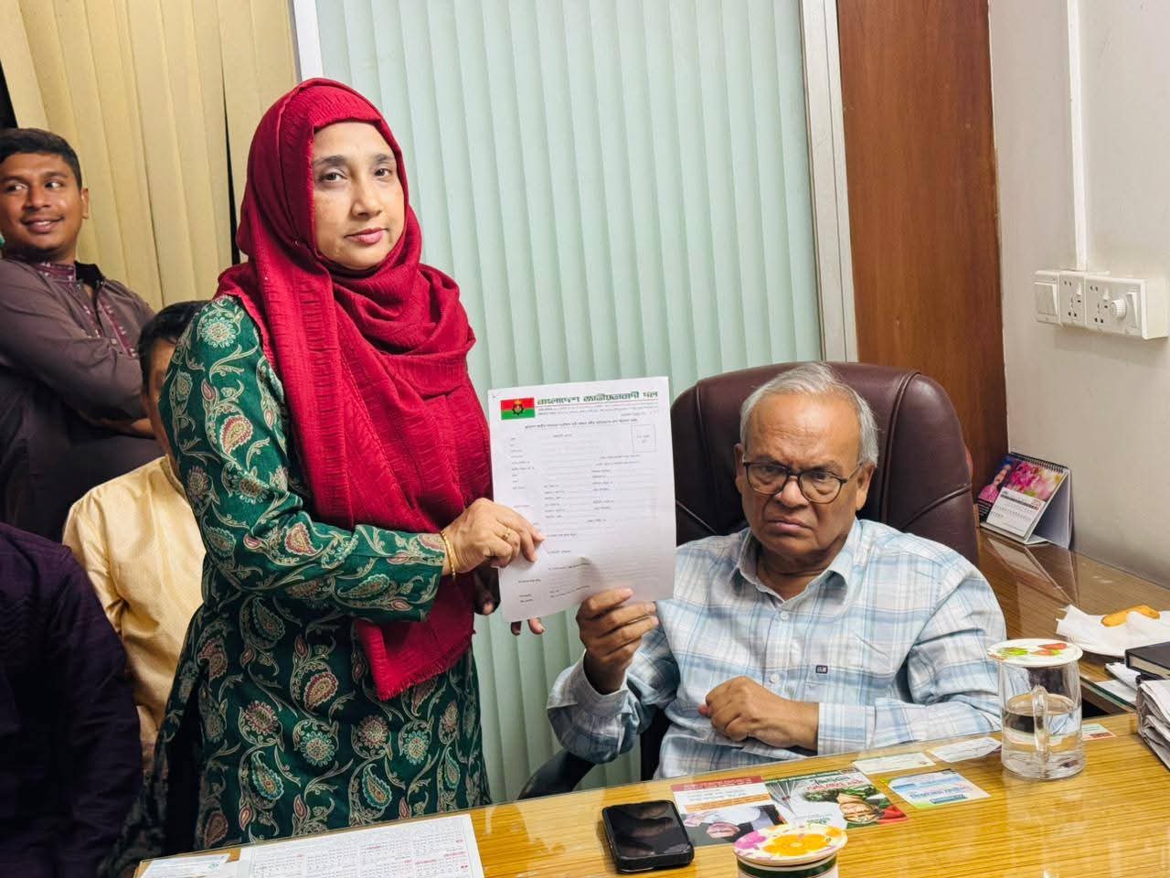 বিএনপির সংরক্ষিত নারী আসনে মনোনয়নপত্র সংগ্রহ করলেন ফেরদৌসী আহমেদ মিস্টি