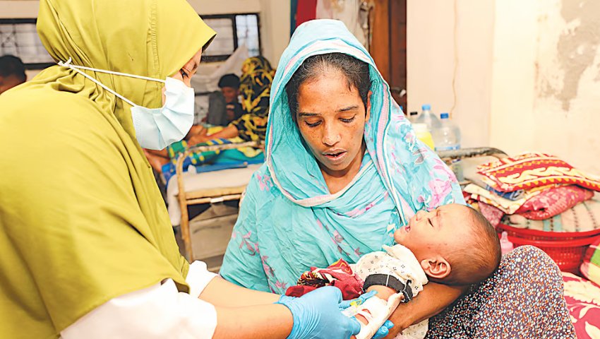 রাজশাহীর উপজেলা গুলোতে   হামের টিকা দেয়া হবে