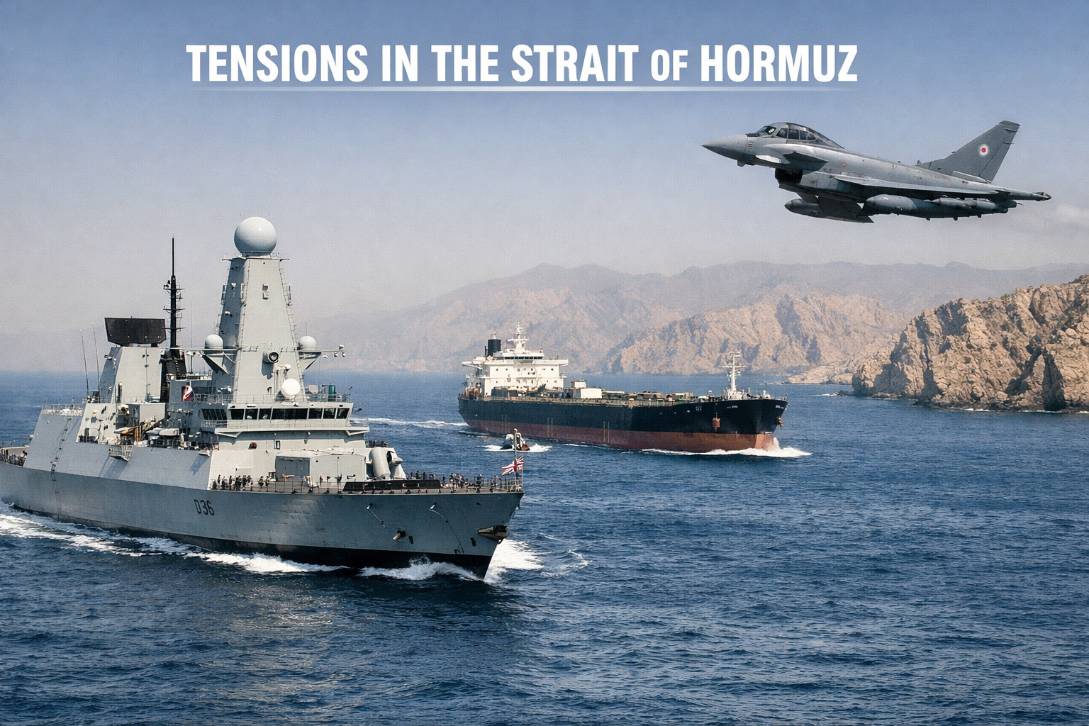 হরমুজ প্রণালীতে চরম উত্তেজনা: সর্বোচ্চ সতর্কতায় ব্রিটিশ নৌবাহিনী