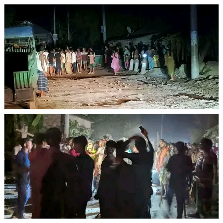 সবুজপুর-সাপমারী মুখোমুখি সংঘর্ষ