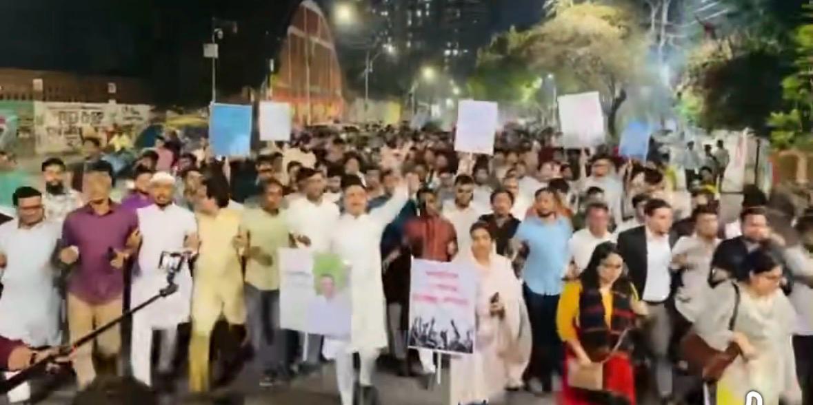 জাতীয় সংসদকে স্বাগত জানিয়ে ছাত্রদলের আনন্দ মিছিল